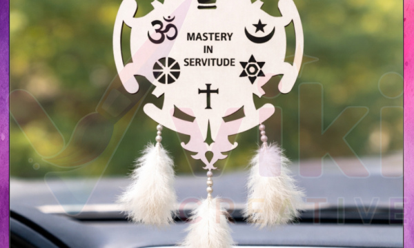 “Mastery in Servitude” Spiritual Car & Home Hanging